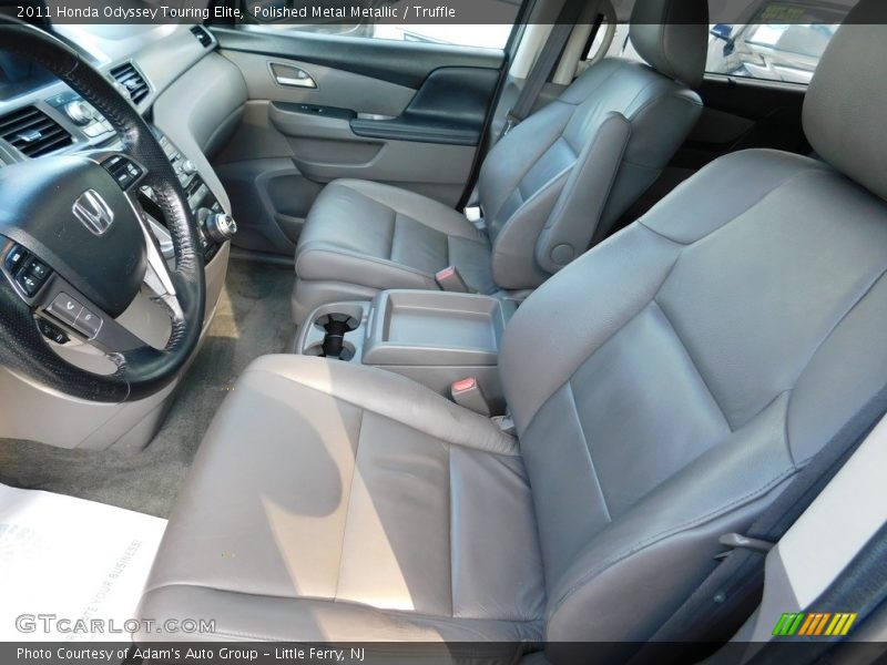 Polished Metal Metallic / Truffle 2011 Honda Odyssey Touring Elite