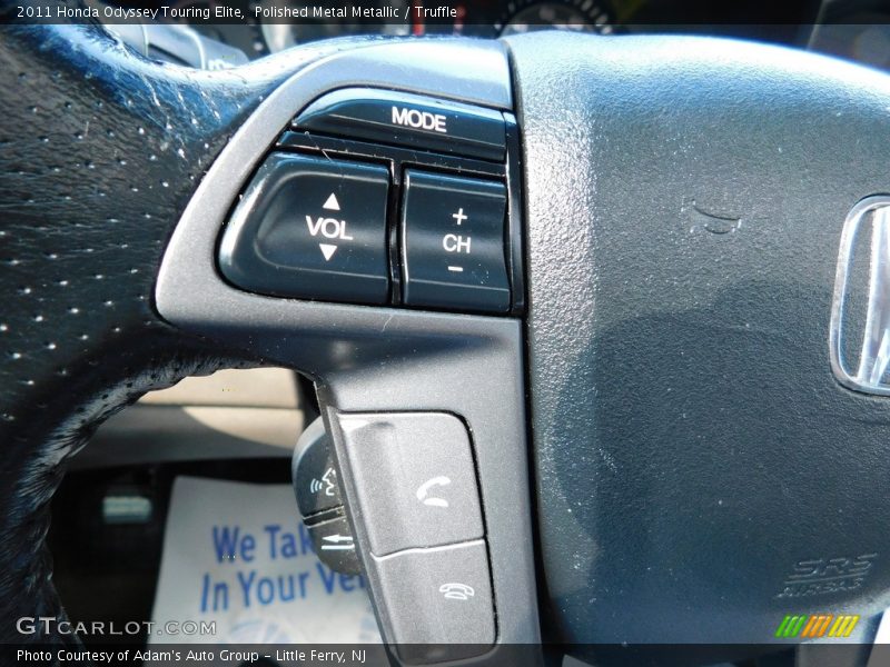 Polished Metal Metallic / Truffle 2011 Honda Odyssey Touring Elite