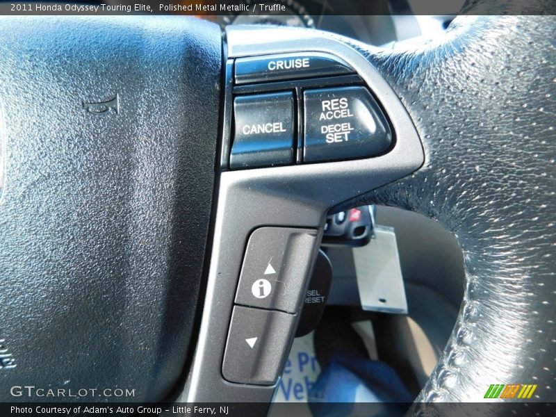Polished Metal Metallic / Truffle 2011 Honda Odyssey Touring Elite