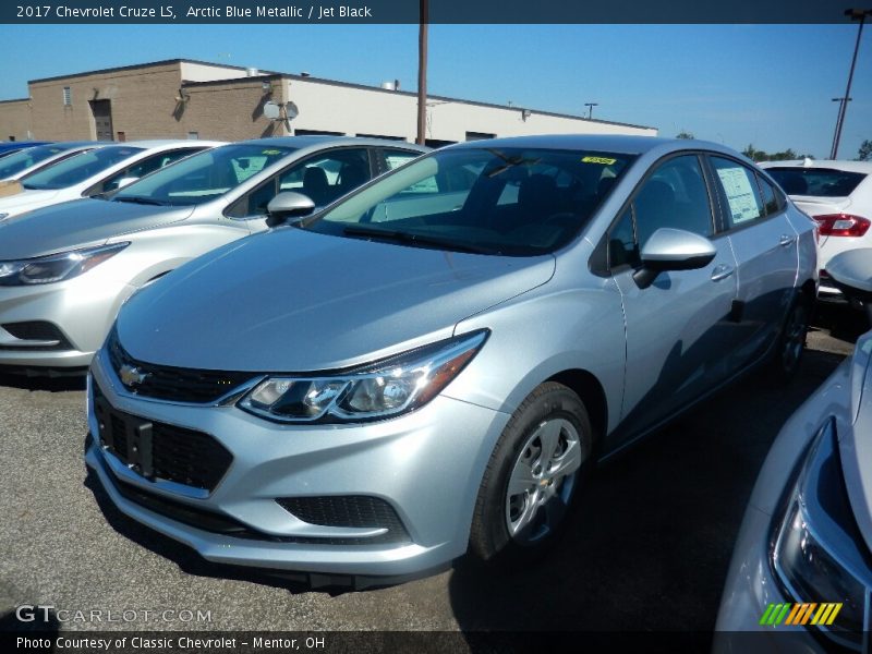 Arctic Blue Metallic / Jet Black 2017 Chevrolet Cruze LS