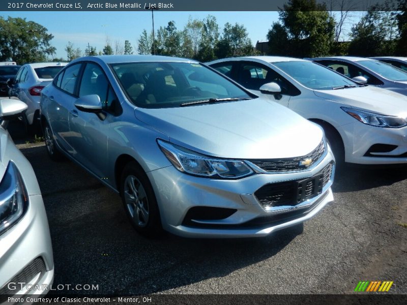 Arctic Blue Metallic / Jet Black 2017 Chevrolet Cruze LS