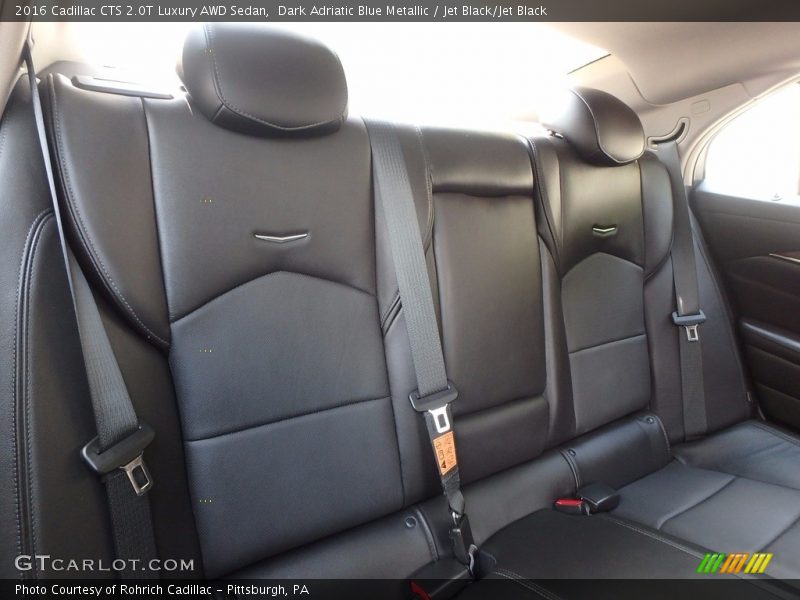 Dark Adriatic Blue Metallic / Jet Black/Jet Black 2016 Cadillac CTS 2.0T Luxury AWD Sedan