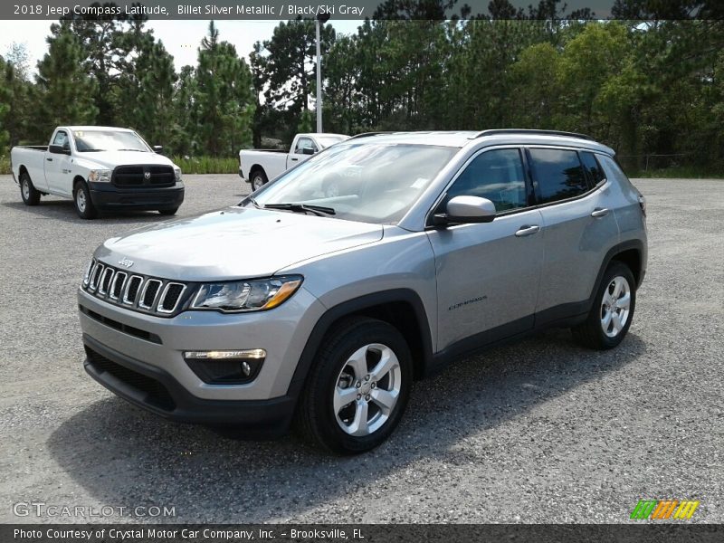 Billet Silver Metallic / Black/Ski Gray 2018 Jeep Compass Latitude