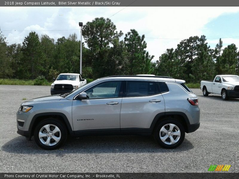Billet Silver Metallic / Black/Ski Gray 2018 Jeep Compass Latitude