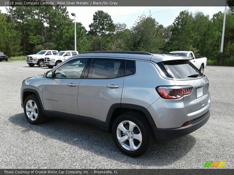 Billet Silver Metallic / Black/Ski Gray 2018 Jeep Compass Latitude