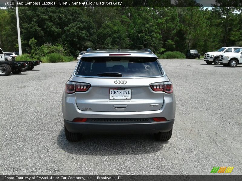 Billet Silver Metallic / Black/Ski Gray 2018 Jeep Compass Latitude