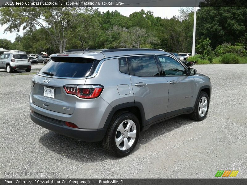 Billet Silver Metallic / Black/Ski Gray 2018 Jeep Compass Latitude