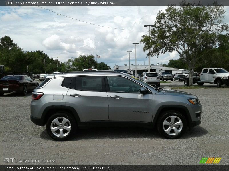 Billet Silver Metallic / Black/Ski Gray 2018 Jeep Compass Latitude