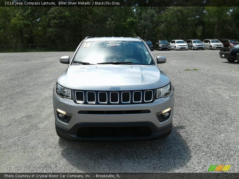 Billet Silver Metallic / Black/Ski Gray 2018 Jeep Compass Latitude