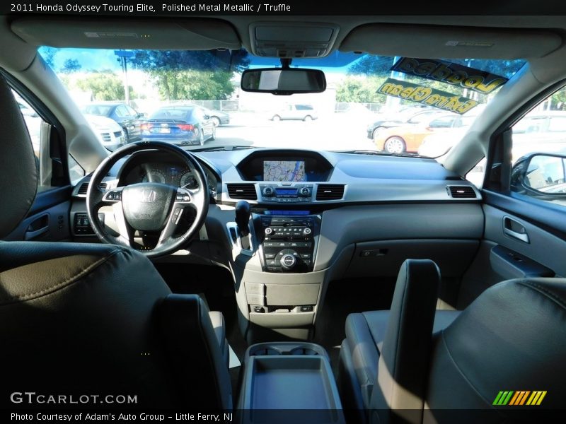 Polished Metal Metallic / Truffle 2011 Honda Odyssey Touring Elite
