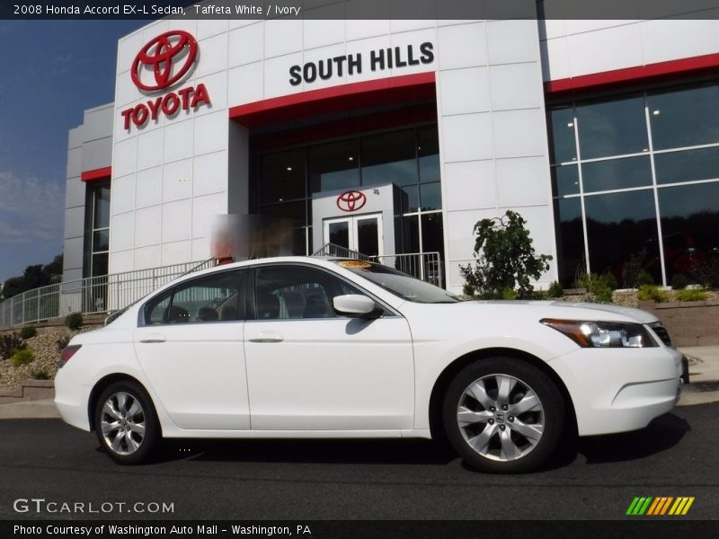 Taffeta White / Ivory 2008 Honda Accord EX-L Sedan