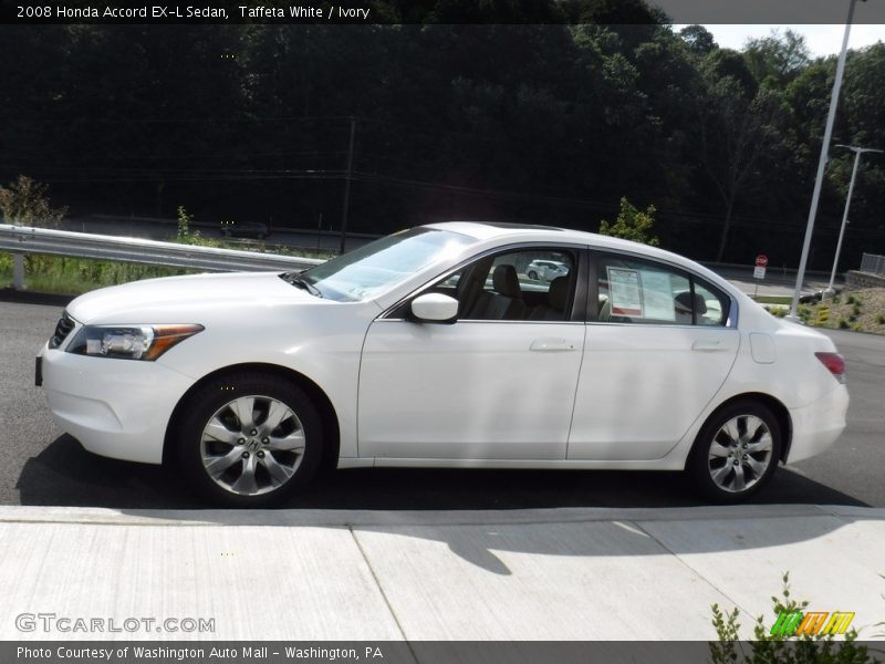 Taffeta White / Ivory 2008 Honda Accord EX-L Sedan