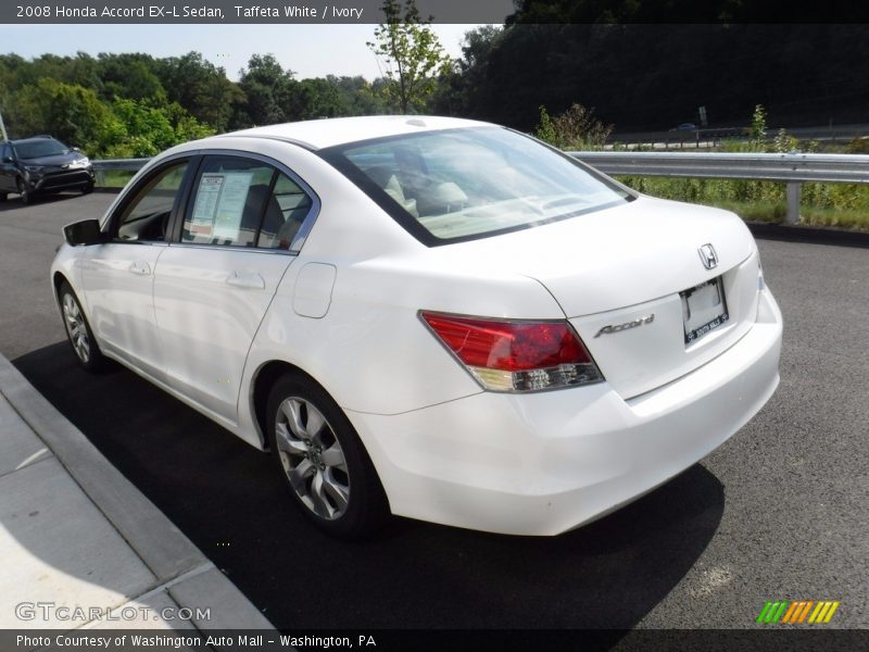 Taffeta White / Ivory 2008 Honda Accord EX-L Sedan