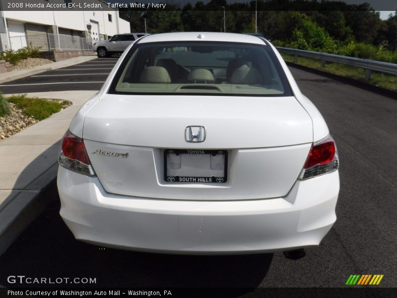 Taffeta White / Ivory 2008 Honda Accord EX-L Sedan