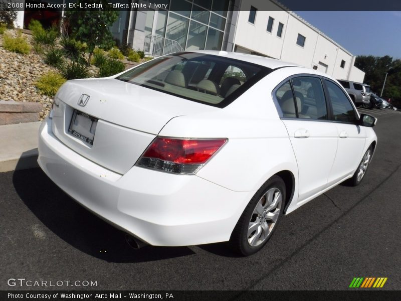 Taffeta White / Ivory 2008 Honda Accord EX-L Sedan