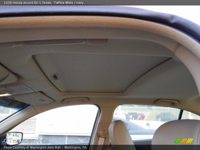 Taffeta White / Ivory 2008 Honda Accord EX-L Sedan