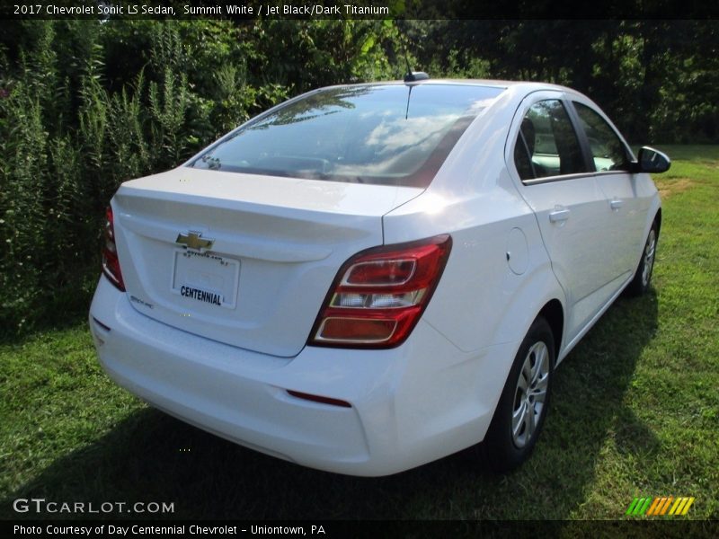 Summit White / Jet Black/Dark Titanium 2017 Chevrolet Sonic LS Sedan