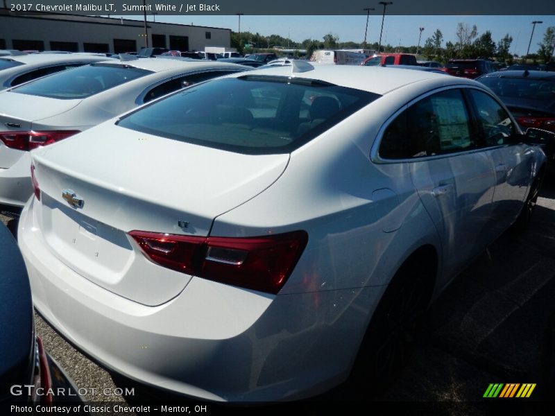 Summit White / Jet Black 2017 Chevrolet Malibu LT