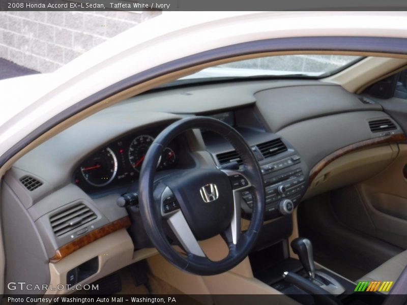 Taffeta White / Ivory 2008 Honda Accord EX-L Sedan