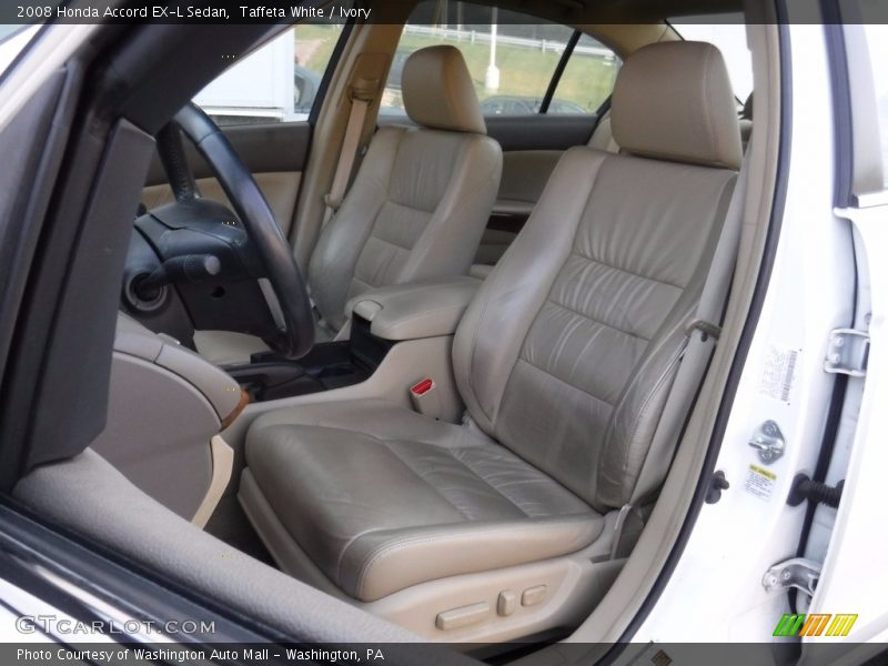 Taffeta White / Ivory 2008 Honda Accord EX-L Sedan