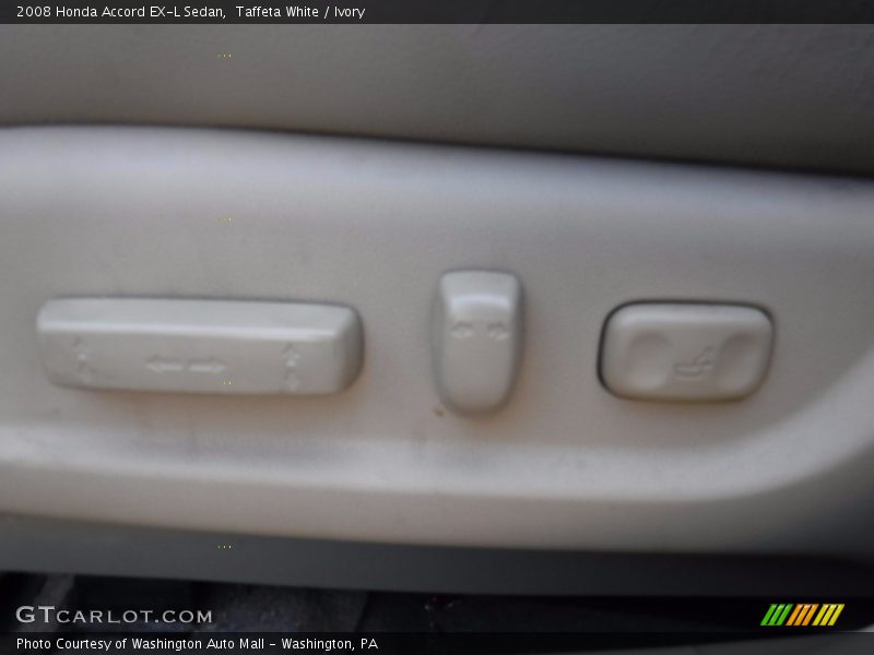 Taffeta White / Ivory 2008 Honda Accord EX-L Sedan