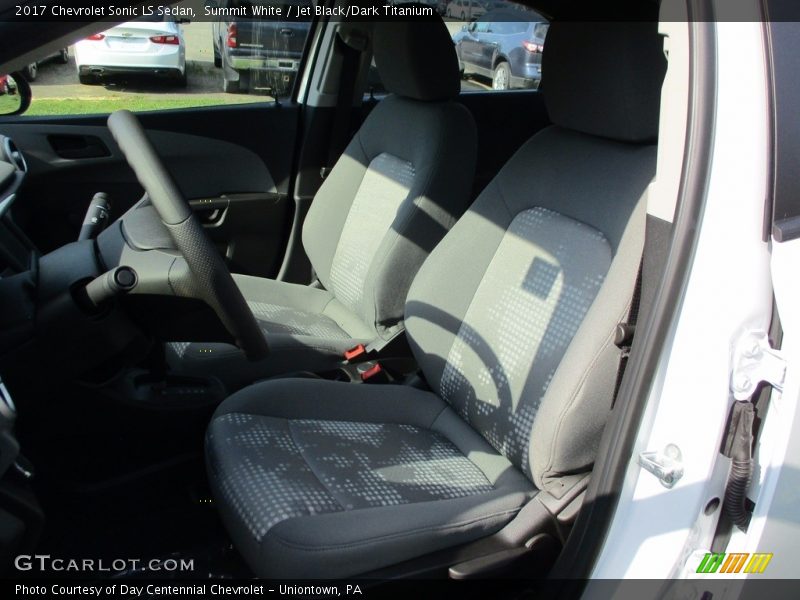 Summit White / Jet Black/Dark Titanium 2017 Chevrolet Sonic LS Sedan