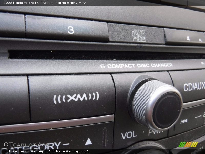 Taffeta White / Ivory 2008 Honda Accord EX-L Sedan