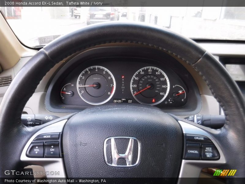 Taffeta White / Ivory 2008 Honda Accord EX-L Sedan