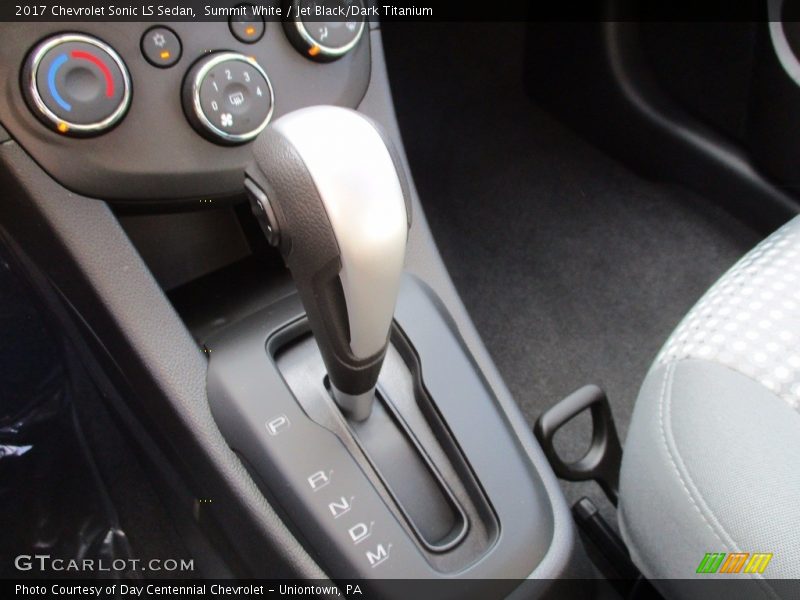 Summit White / Jet Black/Dark Titanium 2017 Chevrolet Sonic LS Sedan