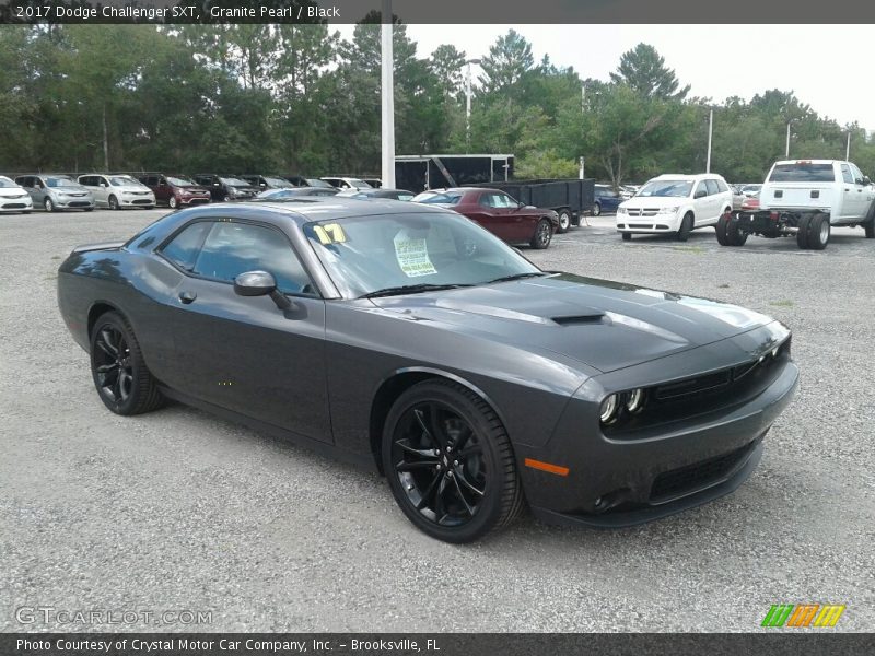 Granite Pearl / Black 2017 Dodge Challenger SXT