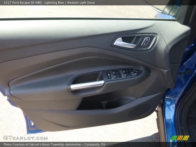 Lightning Blue / Medium Light Stone 2017 Ford Escape SE 4WD