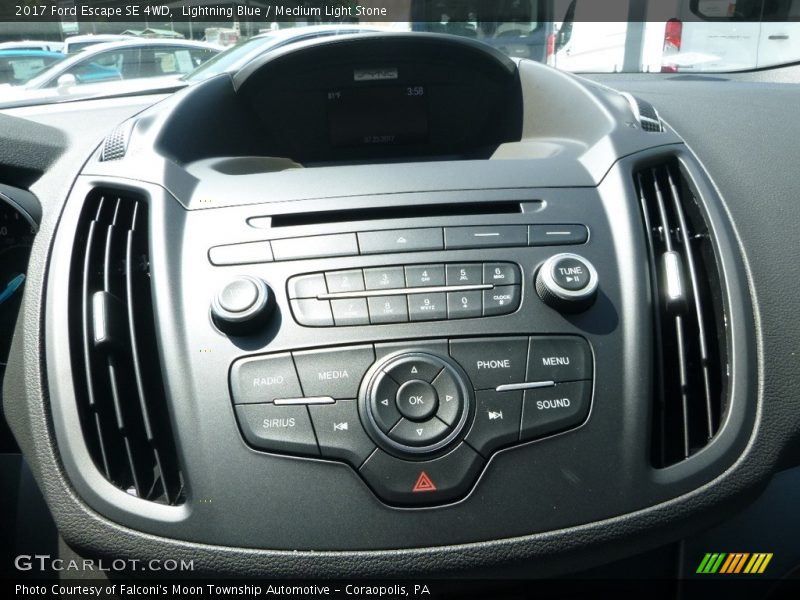 Lightning Blue / Medium Light Stone 2017 Ford Escape SE 4WD