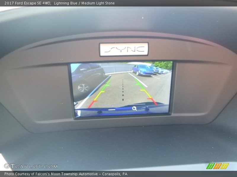 Lightning Blue / Medium Light Stone 2017 Ford Escape SE 4WD