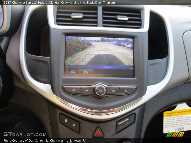 Nightfall Gray Metallic / Jet Black/Dark Titanium 2017 Chevrolet Sonic LS Sedan