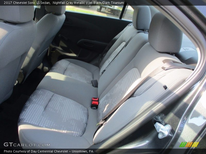 Nightfall Gray Metallic / Jet Black/Dark Titanium 2017 Chevrolet Sonic LS Sedan