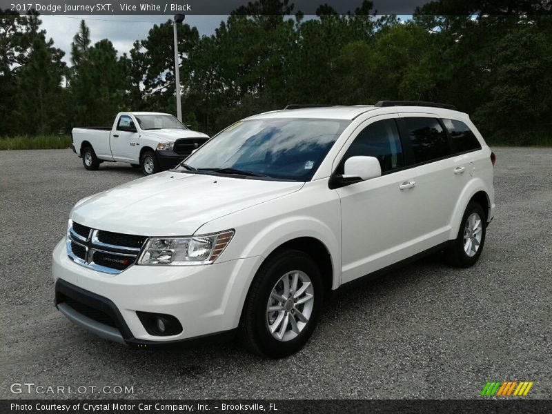 Vice White / Black 2017 Dodge Journey SXT