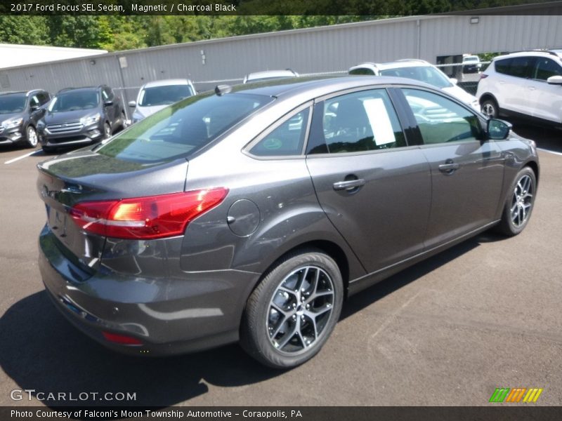 Magnetic / Charcoal Black 2017 Ford Focus SEL Sedan