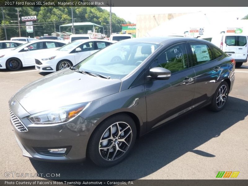 Magnetic / Charcoal Black 2017 Ford Focus SEL Sedan