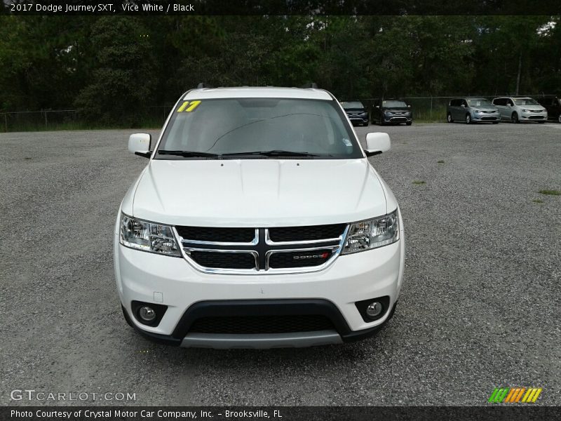 Vice White / Black 2017 Dodge Journey SXT