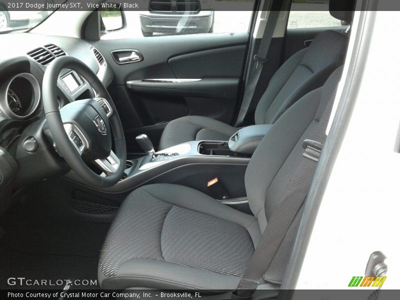 Vice White / Black 2017 Dodge Journey SXT