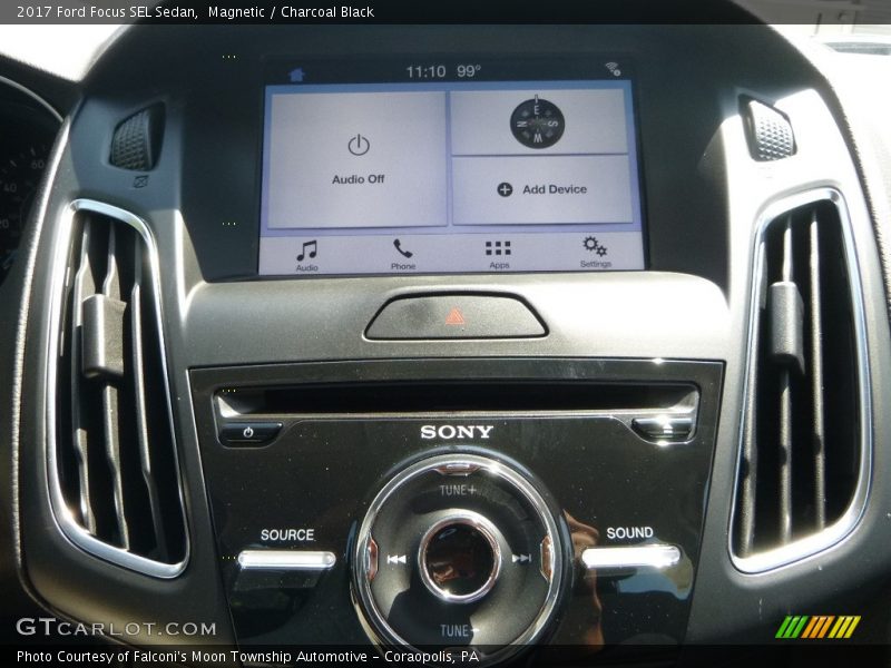 Magnetic / Charcoal Black 2017 Ford Focus SEL Sedan