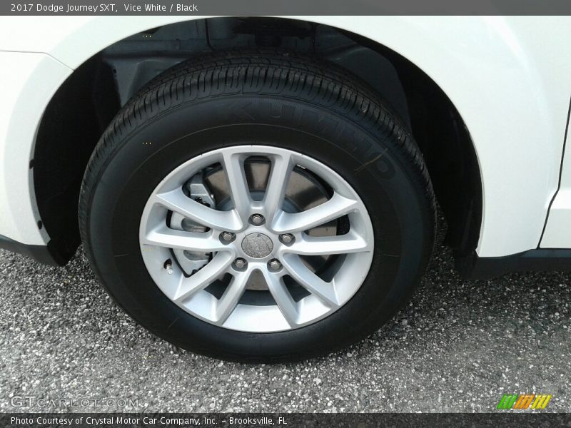 Vice White / Black 2017 Dodge Journey SXT