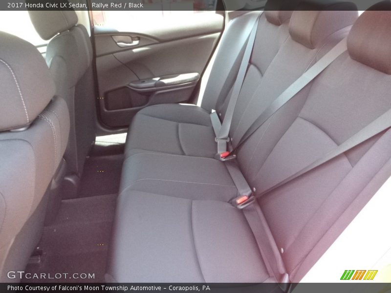 Rallye Red / Black 2017 Honda Civic LX Sedan