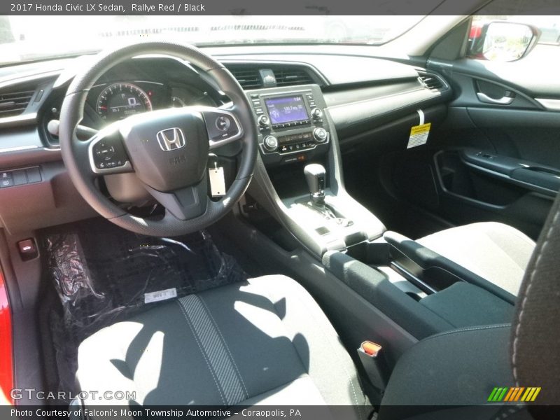 Rallye Red / Black 2017 Honda Civic LX Sedan