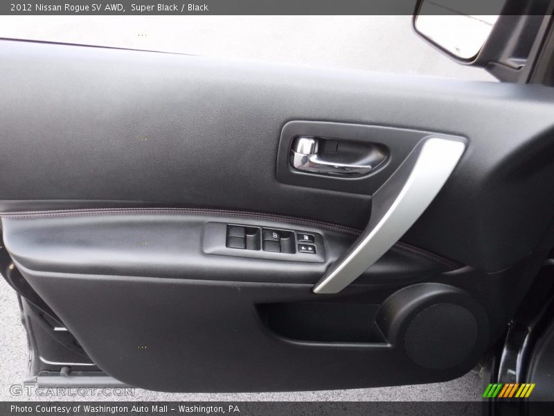 Super Black / Black 2012 Nissan Rogue SV AWD