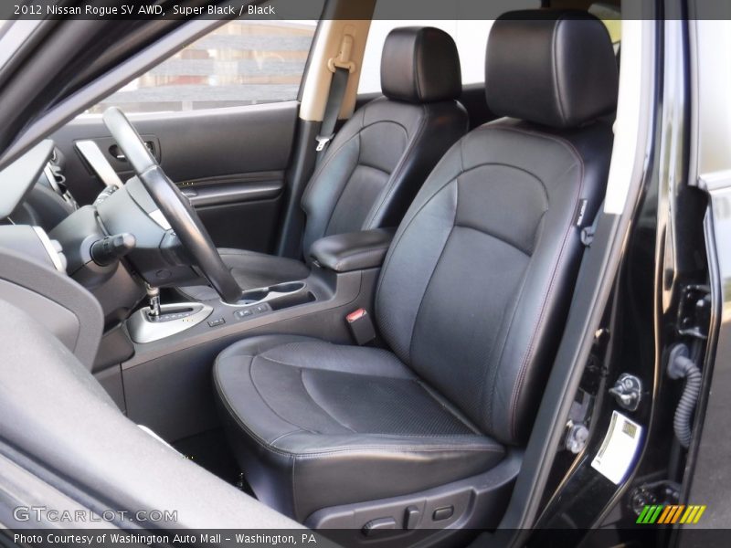 Super Black / Black 2012 Nissan Rogue SV AWD