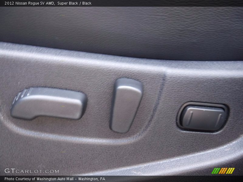 Super Black / Black 2012 Nissan Rogue SV AWD