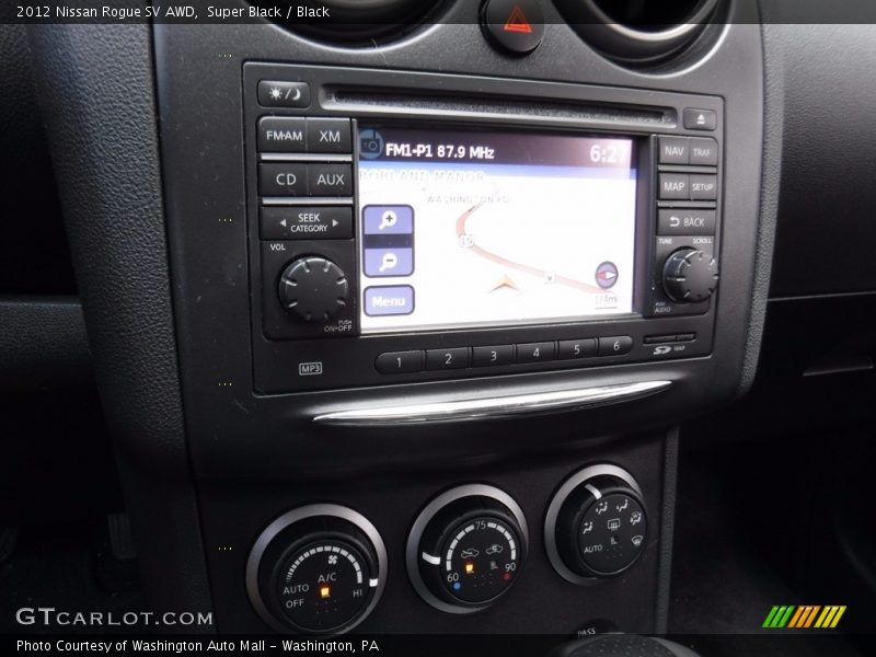 Super Black / Black 2012 Nissan Rogue SV AWD