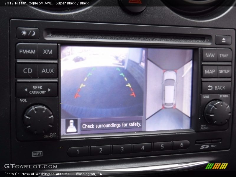 Super Black / Black 2012 Nissan Rogue SV AWD