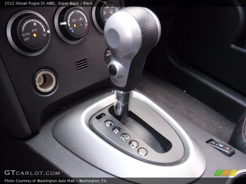 Super Black / Black 2012 Nissan Rogue SV AWD